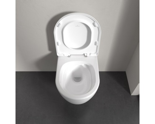 Подвесной унитаз Villeroy & Boch Skyla 5656CL01, смыв DirectFlush (торнадо), сиденье микролифт, альпийский белый
