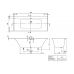Ванна квариловая Villeroy & Boch Subway 3.0 180х80 UBQ180SBW2DV-01