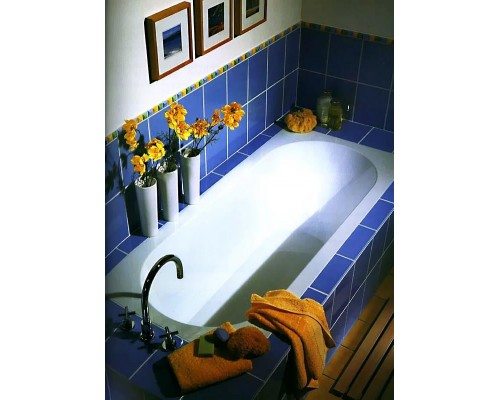 Ванна квариловая Villeroy&Boch Oberon 160x75, с ножками, без отв перелива, белая, UBQ160OBE2V-01