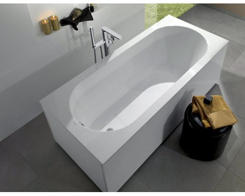 Ванна квариловая Villeroy&Boch Oberon 170x70, с ножками, без отв перелива, белая, UBQ177OBE2V-01