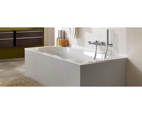 Ванна квариловая Villeroy&Boch Oberon 180x80, с ножками, без отв перелива, белая, UBQ180OBE2V-01