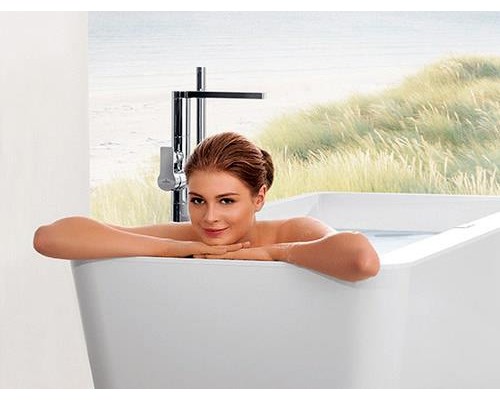 Ванна квариловая Villeroy&Boch Squaro Edge 12 180x80 UBQ180SQE2DV-01 с ножками