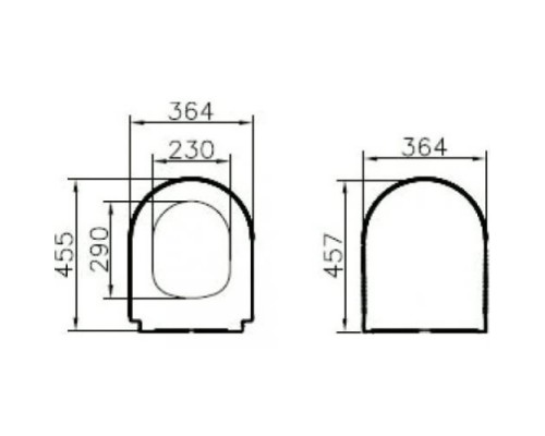 Унитаз подвесной Vitra Mia Round FlushSmooth безободковый, с сиденьем микролифт