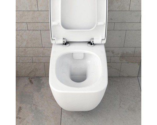 Унитаз подвесной Vitra Shift Rim-Ex безободковый, 7742B003-0075 с сиденьем микролифт 191-003-009