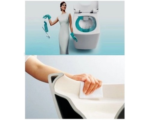 Унитаз Vitra Zentrum 9824B003-7207 крышка микролифт, безободковый