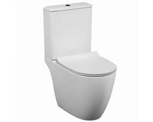 Унитаз Vitra Sento Rimex 9830B003-7204 с сиденьем SoftClose, безободковый, Open-back