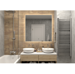 Зеркало с подсветкой КОНТИНЕНТ Trezhe Led 600х700 ЗЛП542