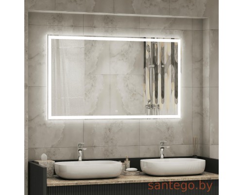 Зеркало с подсветкой КОНТИНЕНТ Mercury LED 900х700 ЗЛП569