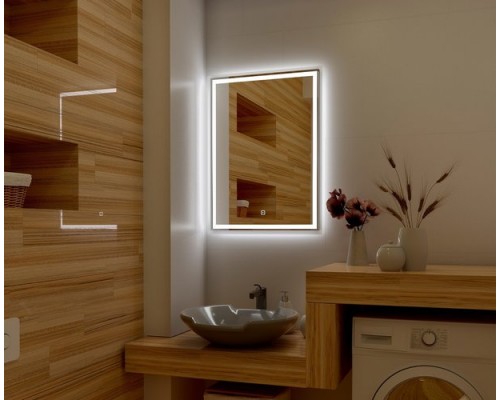 Зеркало с подсветкой КОНТИНЕНТ Fantasy LED 800x600 ЗЛП37