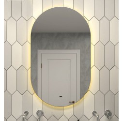 Зеркало с подсветкой КОНТИНЕНТ Fleur Led 650х1100 ЗЛП595