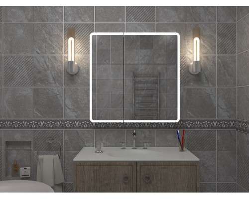 Зеркало-шкаф EMOTION Континент 700х800мм МВК029