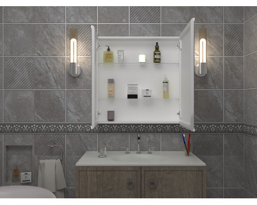 Зеркало-шкаф EMOTION Континент 700х800мм МВК029