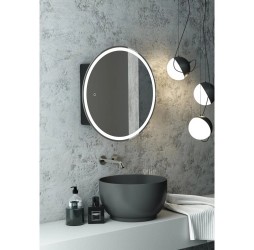 Зеркало-шкаф TORNEO Континент d700 белый МВК084