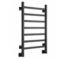 Водяной полотенцесушитель Ростела Экспи Квадро V 30 черный нижн.подв.1/2" 400х800/7