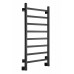 Водяной полотенцесушитель Ростела Экспи Квадро V 30 черный нижн.подв.1/2" 500х1000/8