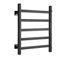 Водяной полотенцесушитель Ростела Экспи Квадро V 30 черный бок.подв.1/2" 500х600/5