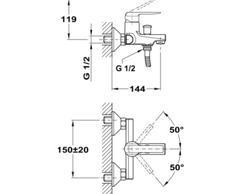 5310112 Teka INCAINCA ванна без душевого набора