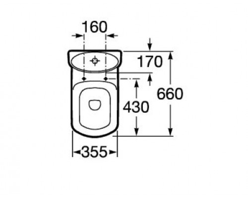 Сиденье с крышкой Soft Close для унитаза Roca Dama Senso ZRU9302820